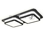 Комплект встраиваемого светильника Ambrella light XC7906012 SBK/FR черный песок/белый матовый MR16 GU5.3 (C7906, N7751)