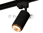Светильник Ambrella light XT6323044 SBK/PYG черный песок/золото желтое полированное MR16 GU5.3 (A2521, C6323, N6124)