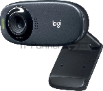 Веб-камера Logitech C310 HD 1280x720, 30 кадр/с, USB Type-A, микрофон (шумоподавление), автоосвещение, универсальное крепление, вид 42