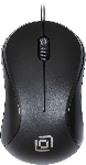 Мышь проводная Oklick 115S черный, 1200 dpi, USB, кнопки - 3