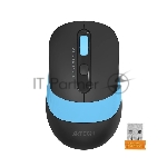 Мышь беспроводная A4Tech Fstyler FG10 черный/синий, 2000 dpi, радиоканал, USB, кнопки - 4