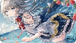 Коврик для мыши Cactus Anime flowers 700x400x3мм