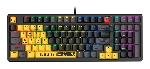 Клавиатура A4Tech Bloody S98 механическая желтый/серый USB for gamer LED (SPORTS LIME)
