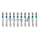 Бита Gross PZ3х50 мм, сталь S2, шестигр., 10 шт.