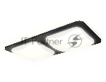 Комплект встраиваемого светильника Ambrella light XC7906014 SBK/FR черный песок/белый матовый MR16 GU5.3 (C7906, N7756)