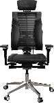 Кресло руководителя Метта Yoga 4DT B2-15D - YM93+Infinity+carbon черный сетка/кожа с подголов. крестов. алюминий хром (комплект 1 шт), вид 28