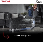 Пылесос вертикальный Tefal X-Force Flex 11.60 Aqua TY9890WO синий/серый, питание от аккумулятора, 130 Вт, уборка сухая/влажная, пылесборник 0.9 л, вид 58