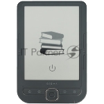 Электронная книга Digma Tome 6" E-ink HD Pearl 758x1024 600MHz 128Mb/4Gb/SD/microSDHC темно-серый