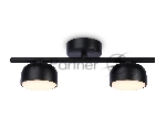 Светильник Ambrella light TN71024/2 BK черный GX53/2 max 12W 320*80*140