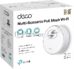 Бесшовный Mesh роутер TP-Link Deco X50-PoE (DECO X50-POE(2-PACK)) AX3000 1000/2500BASE-T белый (упак.:2шт)