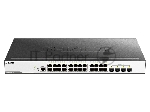Коммутатор D-Link DGS-3000-28L/B1A, 24×1 Гбит/с + 4×1 Гбит/с SFP, управляемый