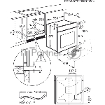 Встраиваемый духовой шкаф Electrolux EOF5H50BX, Электрический духовой шкаф с конвекцией, приготовление на пару, объем 65 л, 8 режимов, очистка каталитическая, 2 стекла в дверце, направляющие проволочные, нержавеющая сталь
