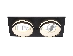 Светильник Ambrella light TN30712/2 BK черный GU5.3/2 182*92*36