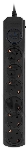 Сетевой фильтр Ippon BK-6-EU-5-10-B 5 м, 6 розеток, черный, коробка
