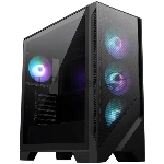 Корпус MSI MAG FORGE 320R Airflow, Midi-Tower, чёрный, 4 x 120 мм