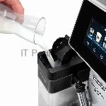 Кофемашина DeLonghi ECAM 610.75.MB металлик/черный, исп. кофе - зерновой/молотый, 2.2 л, 1450 Вт, 19 Бар, вид 3