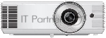 Проектор Exell EXD201W. Технология DLP, 3800 ANSI, WXGA (1280x800), 30 000:1. Проекционное отношение 1.54-1.72. Белый.