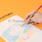 Карандаши цв. Deli EC141 Colorwow 3мм кругл. туба (28шт) 28 карандашей, вид 6
