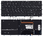 Клавиатура для ноутбука Dell Precision 5510 черная с подсветкой
