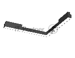 Светильник трековый светодиодный Ambrella light GL4485 BK черный IP20 20W 3CCT 3000-6000K SMART 48V 120° 325*305*25
