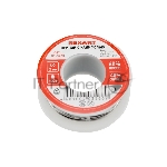 Припой с канифолью Rexant 100гр d=2.0мм (Sn60 Pb40 Flux 2.2%)