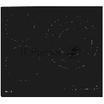 Электрическая варочная поверхность Hotpoint HR 6O3 CS, 3 конфорки, с зоной расширения, стеклокерамика, 5700 Вт