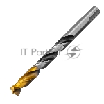 Сверло спиральное по металлу 11 x 142мм, Р6М5, Golden Tip, многогранная заточка Denzel