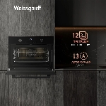Духовой шкаф Электрический Weissgauff OE 4551 DB Black Edition черный, вид 20