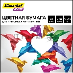 Бумага цветная Silwerhof для оригами и аппликации тонир. 200л. 20цв. Create 80г/м2 140х140мм