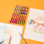 Карандаши цв. Deli EC141 Colorwow 3мм кругл. туба (28шт) 28 карандашей, вид 5