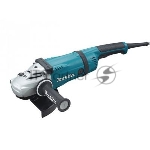 Шлифовальные машины Makita GA9030SF01 УШМ,ф230мм, 2400Вт,6600об\м,5.1кг,кор,суперфланец,плавный пуск,антивиб рукоятка