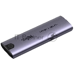 Внешний корпус для SSD Netac WH51 External SSD Case M.2 NVMe/SATA, with A to C cable, Aluminum