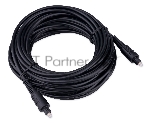 Кабель оптический Cablexpert CC-OPT-10M-N, Toslink 2xODT M/M, 10м, черный, пакет
