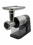 Мясорубка электрическая Sakura SA-6425G Premium серый, 2400 Вт, 2.5 кг/мин, реверс, защита от перегрузки, металлический лоток, насадки - 5