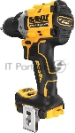 Дрель-шуруповерт DeWalt DCD800E1T-QW, 18 В, 1,7 Ач, 90 Нм, бесщеточный, вид 14