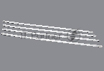 Светодиодная подсветка TV 43" LB-C430F14-E1-A-G2-DL1 (комплект 4шт)