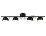 Светильник Ambrella light TN71029/4 BK черный GX53/4 max 12W 600*80*140
