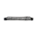 Патч-панель наборная DKC RNKPP48E1 19'' 1U под 48 модулей Keystone. UTP