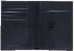 Кошелек мужской Piquadro Blue Square Revamp PU1393B2VR/BLU синий натур.кожа