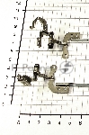 Петли для ноутбука HP Mini 210, 10.1", FBNM6009010, FBNM6010010