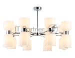Люстра Ambrella light LH56085/16 СH/FR хром/белый матовый E14*16 max 40W D860*510