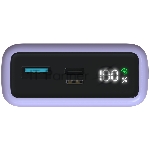 Портативный аккумулятор TOLT Lit LT-LP10T, 10000mAh, 22,5W, fast charging and PD, violet/ Powerbank TOLT Lit LT-LP10T, 10000mAh, 22,5W, fast charging and PD, violet