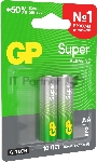 Алкалиновые батарейки GP Super Alkaline G-Tech 15А АA - 2 шт. на блистере, вид 15