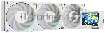 Система жидкостного охлаждения Thermalright Mjolnir Vision 360 ARGB белый, 360 мм, 3x120 мм, 2150 об/мин, 27 дБ, 4 pin PWM, ARGB, ЖК-дисплей