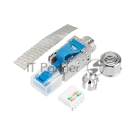 Разъем RJ-45(8P8C) Rexant полевой заделки под витую пару, FTP, CAT 6 (50 µ"/50 микродюймов) серия PRO