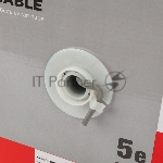 Кабель витая пара Rexant U/UTP, cat.5e, ZH нг(А)-HF, 4PR, 24AWG, внутренний, серый, 305 м