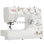 Швейная машина Janome 1225s белый, электромеханическая, вертикальный качающийся, 25 операций, петля-автомат