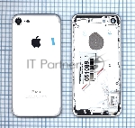 Задняя крышка для iPhone 7 (4.7) серебристыйя