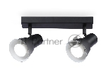 Светильник Ambrella light TA13117/2 BK/WH черный/белый GU10/2 max 12W 350*85*150