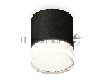 Светильник Ambrella Light XS7402033 SBK/FR/CL черный песок/белый матовый/прозрачный MR16 GU5.3 (C7402, N7160)